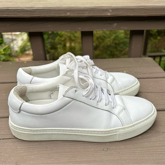 MADE FOR ITALIC LOW WHITE LEATHER SNEAKERS - Picture 1 of 8
